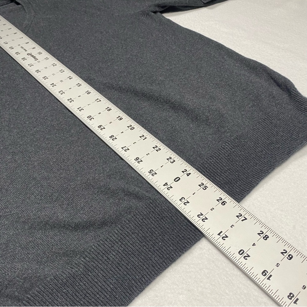 2/$30 J. Crew Cotton with Cashmere V Neck Long Sleeve Sweater Size M #1587 - Picture 11 of 11